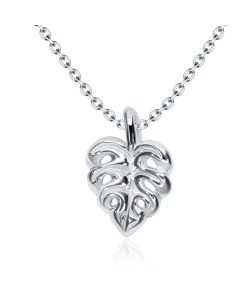 Leaf Silver Necklace SPE-3207